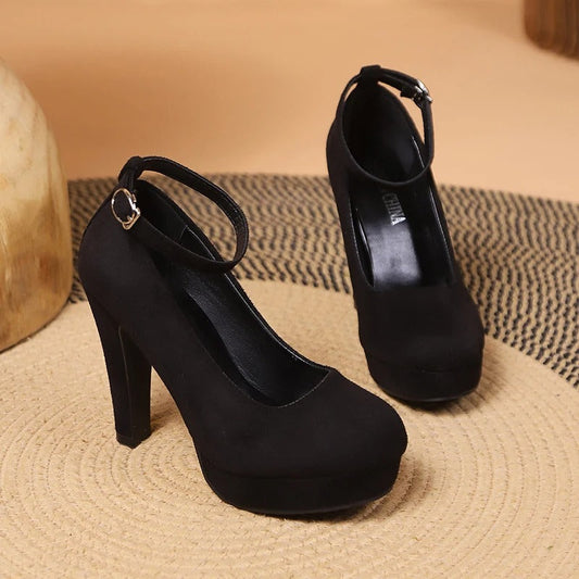 Lina - Damen High Heels Plateau Pumps Abendschuhe