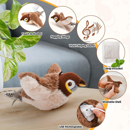 ChirpBuddy Interactive Bird Toy for Cats