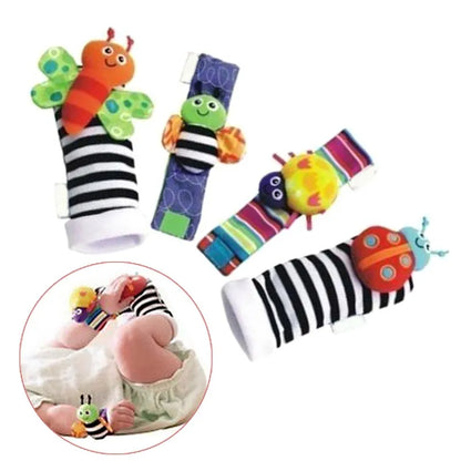 Sensory Baby Plush Socks and Wristbands