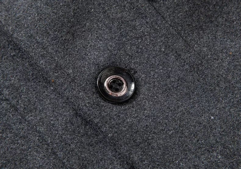 Damien – Structured Wool-Blend Long Coat with Inner Zip Layer for Men