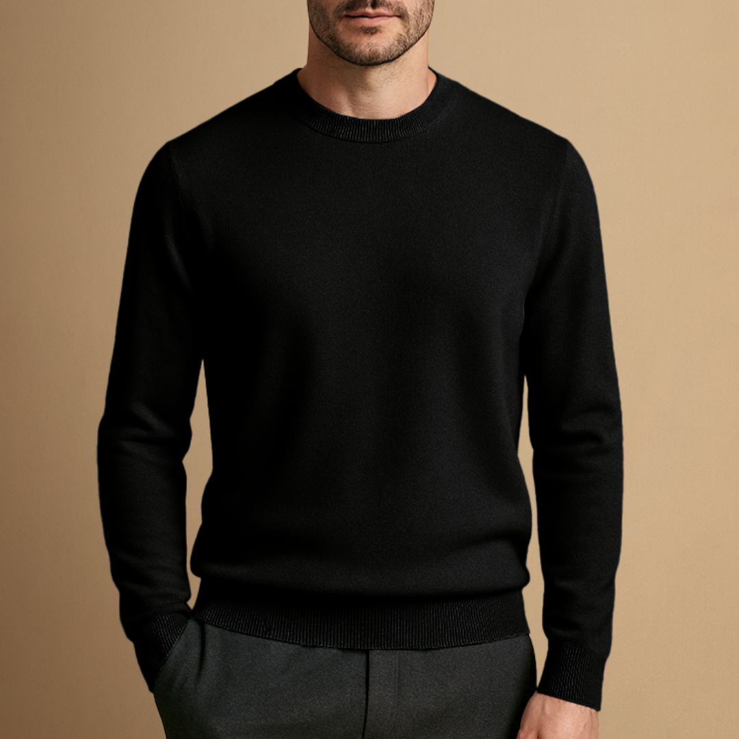 Finn – Klassischer Feinstrick Pullover für Herren