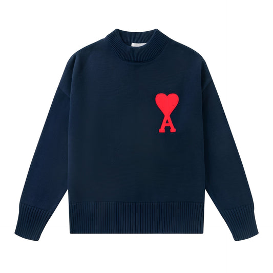 Lena - Damen baumwolle Pullover mit Herzmotiv