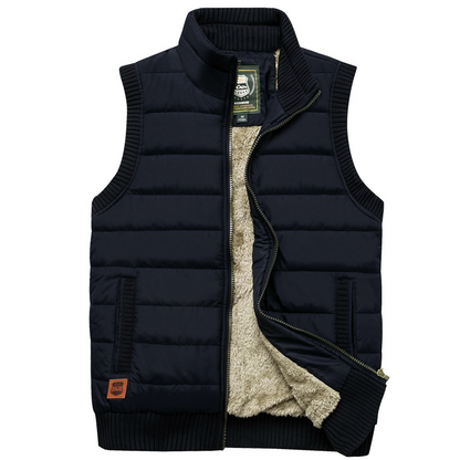 Callum – Fleece-Lined Quilted Puffer Vest for Men