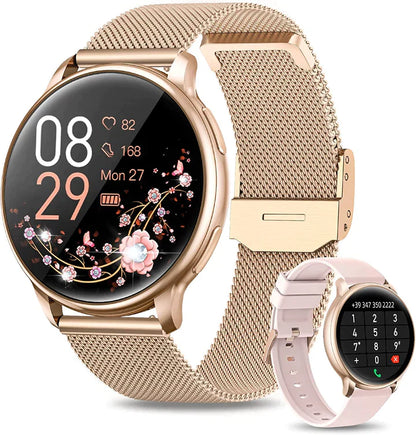 Smartwatch with Milanese Mesh Bracelet