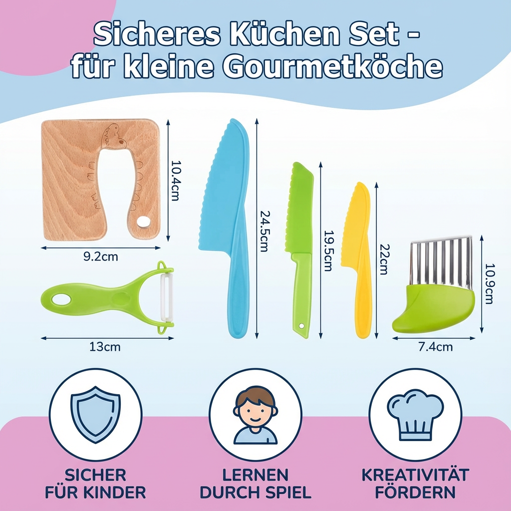 Safe kitchen set—for little gourmet chefs