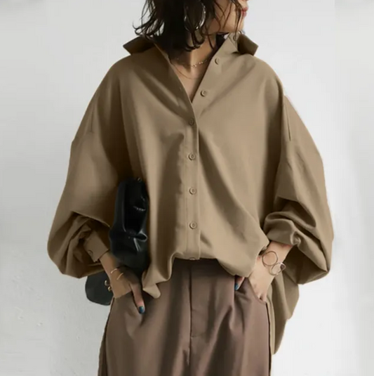 Dolores | Blusa con solapa para mujer