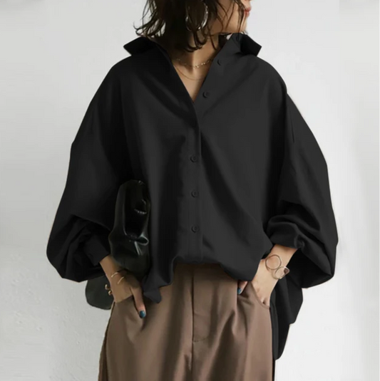 Dolores | Blusa con solapa para mujer