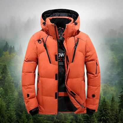 Mark - Herren Winterjacke mit Kapuze und funktionalem