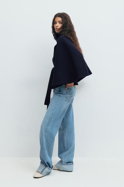 Isabelle - Women's Cape Coat Winter Jacket