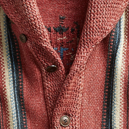Milan – Gemusterte Strickjacke Herren