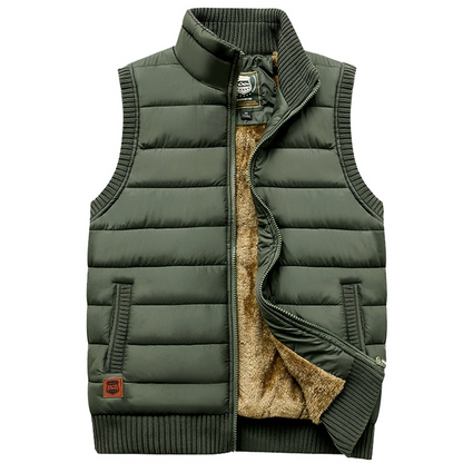 Callum – Fleece-Lined Quilted Puffer Vest for Men