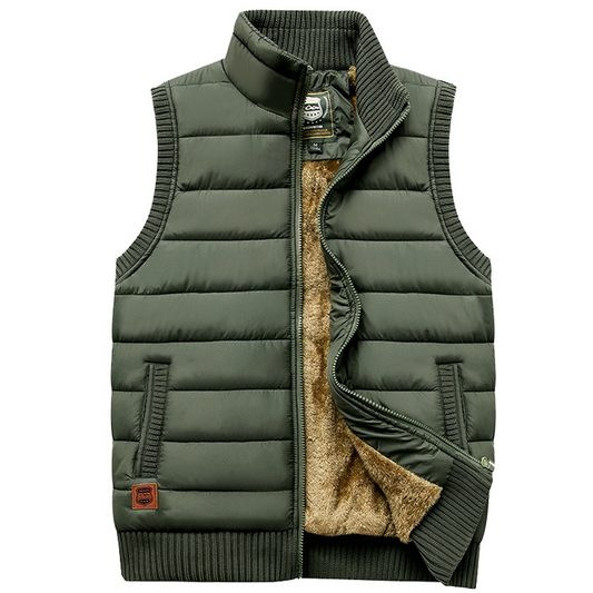 Callum – Fleece-Lined Quilted Puffer Vest for Men