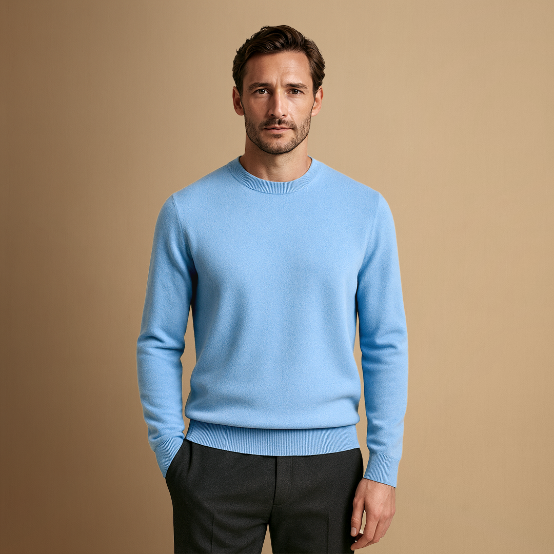 Finn – Klassischer Feinstrick Pullover für Herren