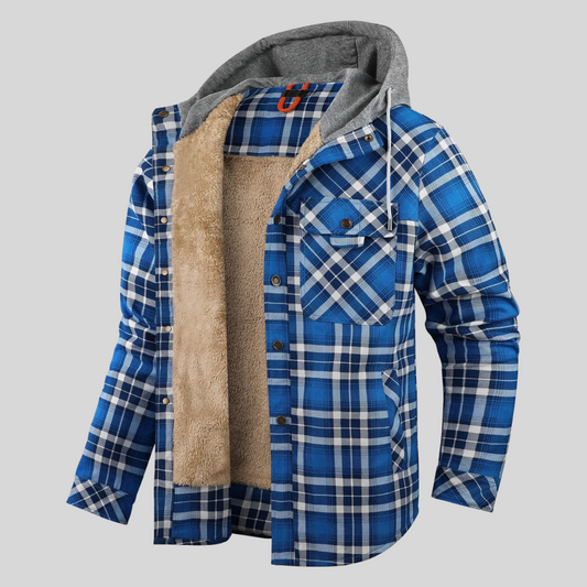 Jonas – Gefüttertes Karo Overshirt Herren
