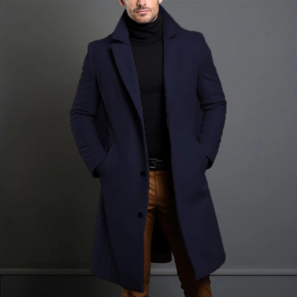 Liam – Klassischer Wollmantel Herren