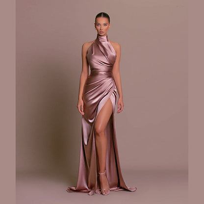 Pilar | Versátil Vestido Largo Sin Mangas Cuello Otoño