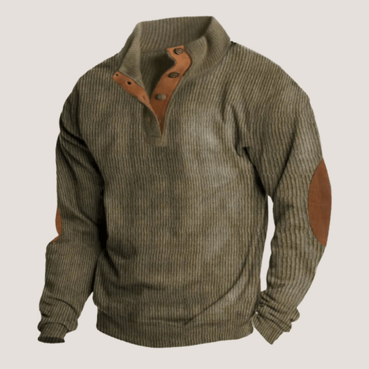 Felix – Gerippter Strickpullover Herren