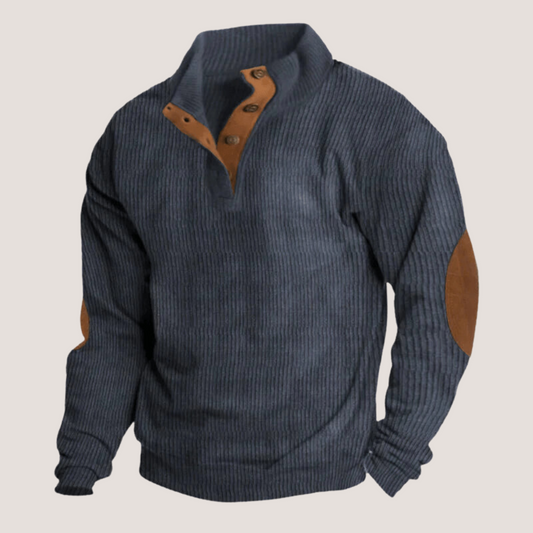 Felix – Gerippter Strickpullover Herren