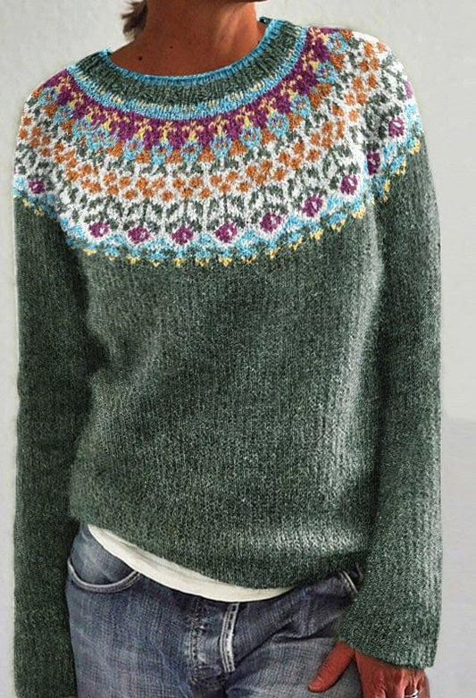 Isla – Cashmere Strickpullover Damen mit Muster
