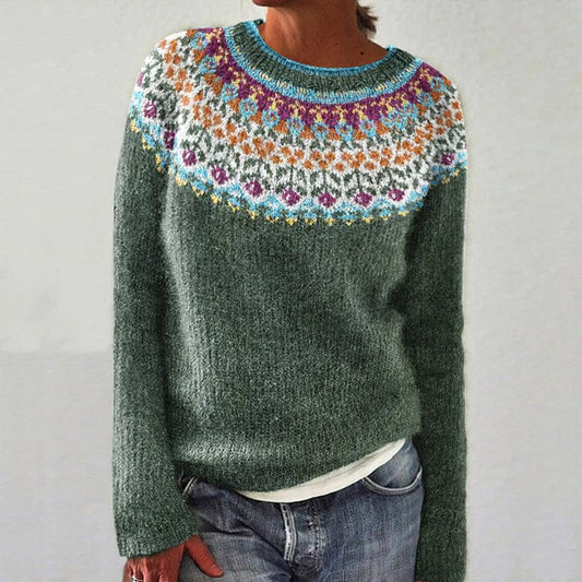 Isla – Cashmere Strickpullover Damen mit Muster
