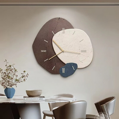 LED Wall Clock | Wood Look & LED | Scandinavian Design | Living Room & Office