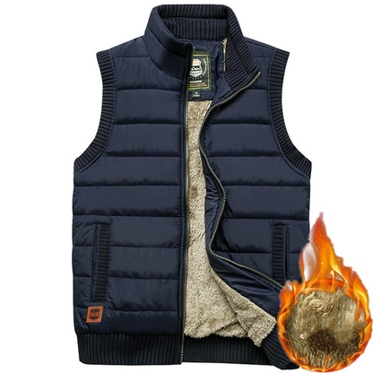 Callum – Fleece-Lined Quilted Puffer Vest for Men