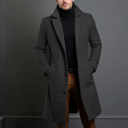Liam – Klassischer Wollmantel Herren