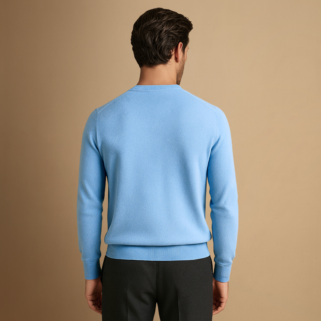 Finn – Klassischer Feinstrick Pullover für Herren