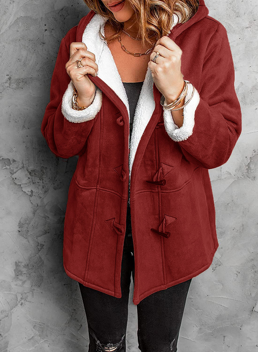Soraka – Damen Wintermantel mit Kuschelfutter