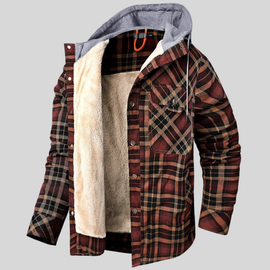 Jonas – Gefüttertes Karo Overshirt Herren