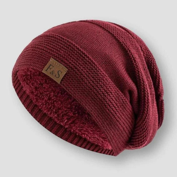 Finn – Fleece-Lined Knit Beanie for Men