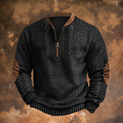Daniel – Men's knit sweater with zipper