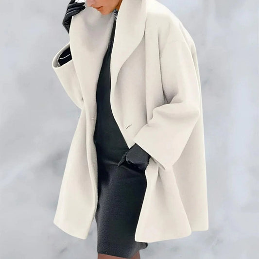 Aurora – Damen Oversize Mantel mit elegantem Schalkragen