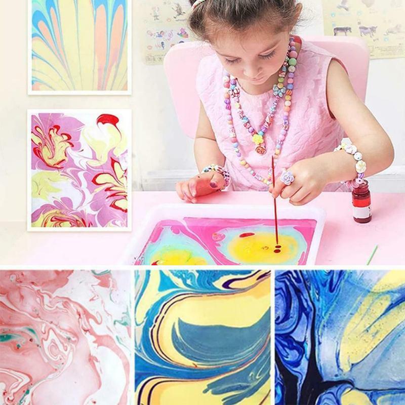 ColoraFlow | Creative Water Marbling Kit for Kids and Adults