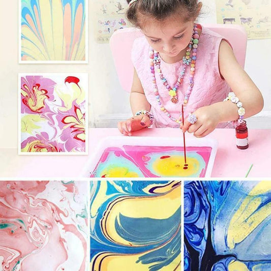 ColoraFlow | Creative Water Marbling Kit for Kids and Adults