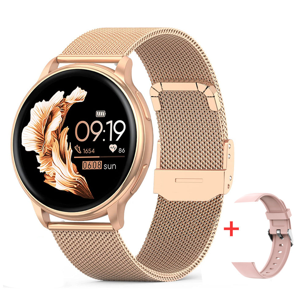 Smartwatch with Milanese Mesh Bracelet