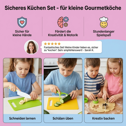 Safe kitchen set—for little gourmet chefs