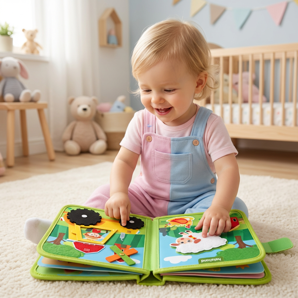 Educational Montessori Farm Story Book