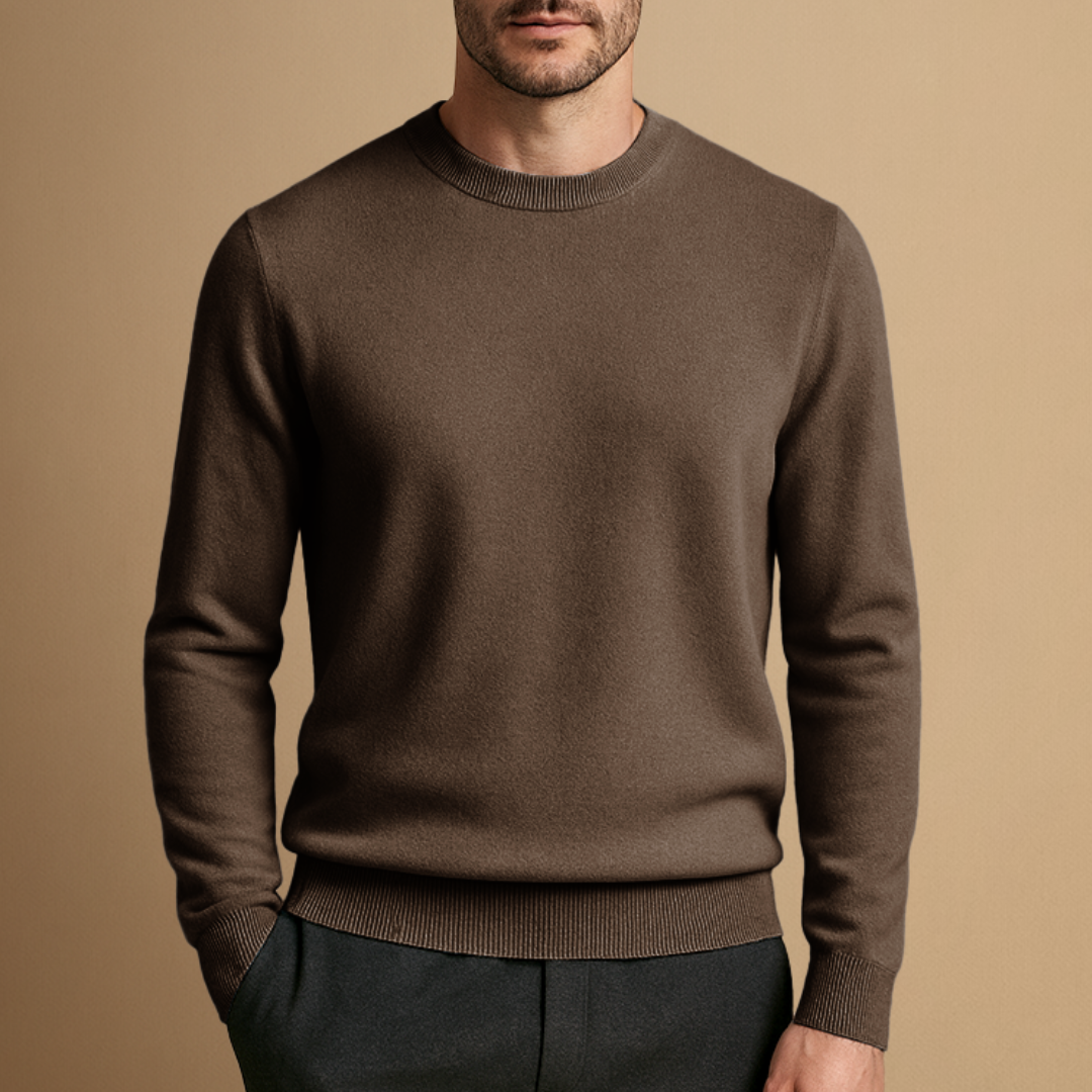 Finn – Klassischer Feinstrick Pullover für Herren