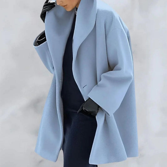 Aurora – Damen Oversize Mantel mit elegantem Schalkragen