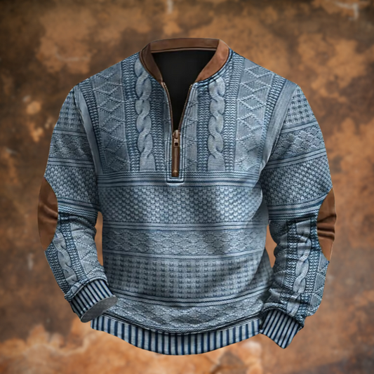 Noah – Strukturierter Strickpullover Herren