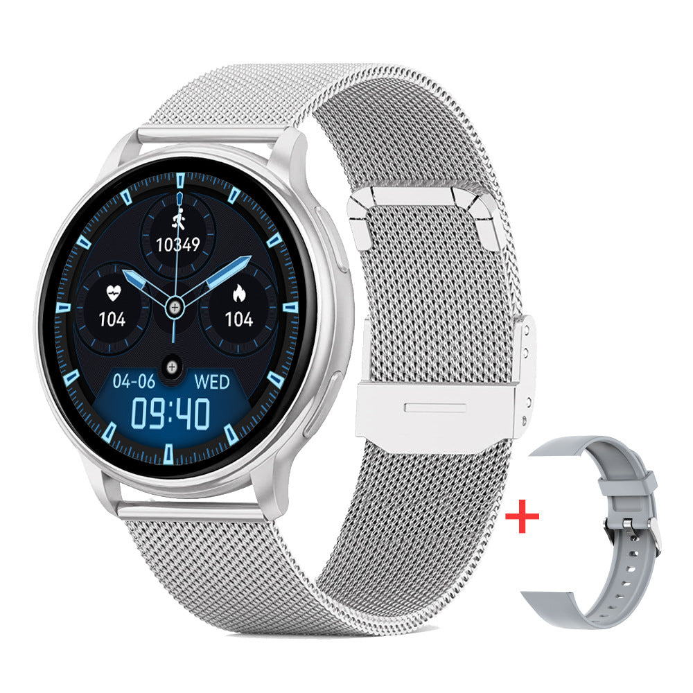 Smartwatch with Milanese Mesh Bracelet