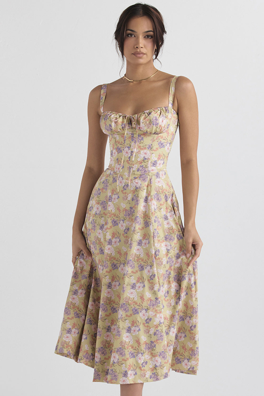 Graciela | Nuevo Vestido Estampado Floral Mujer