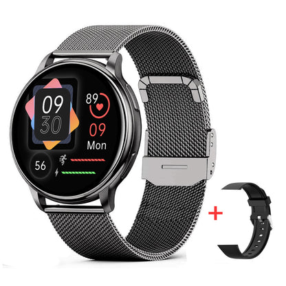 Smartwatch with Milanese Mesh Bracelet