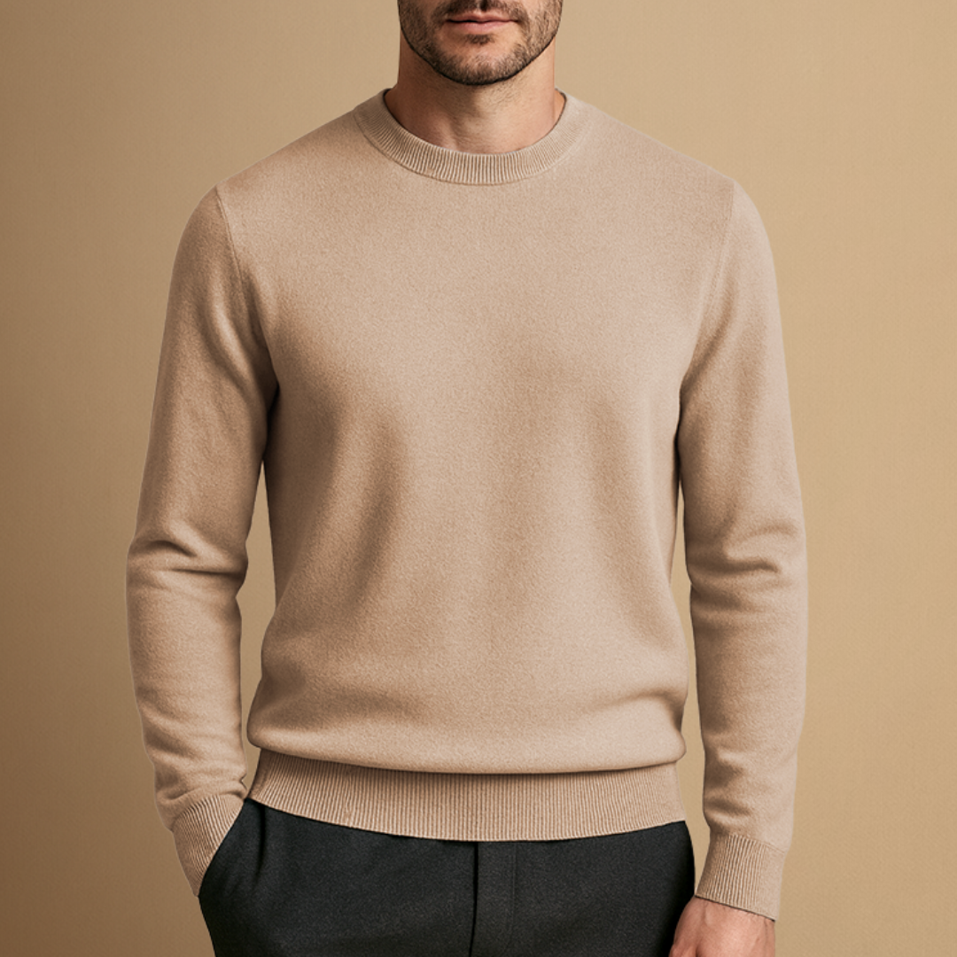 Finn – Klassischer Feinstrick Pullover für Herren