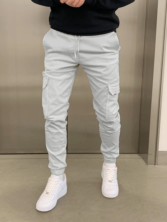 Leon – Cargo Jogpants Herren mit Elastischem Bund und Taschen