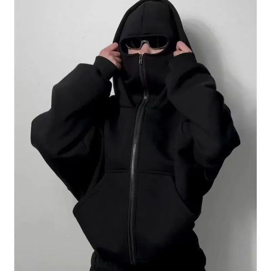 Leon – Oversized Techwear Kapuzenjacke Herren