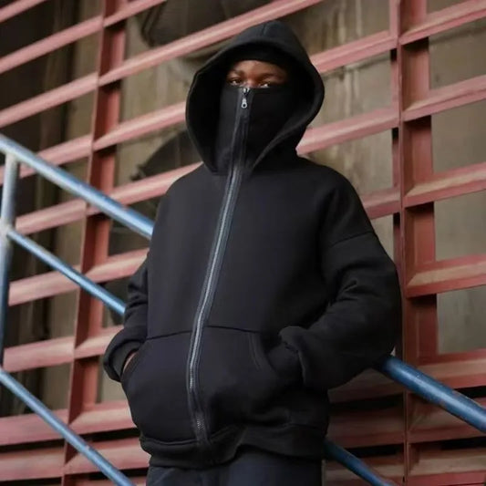 Leon – Oversized Techwear Kapuzenjacke Herren