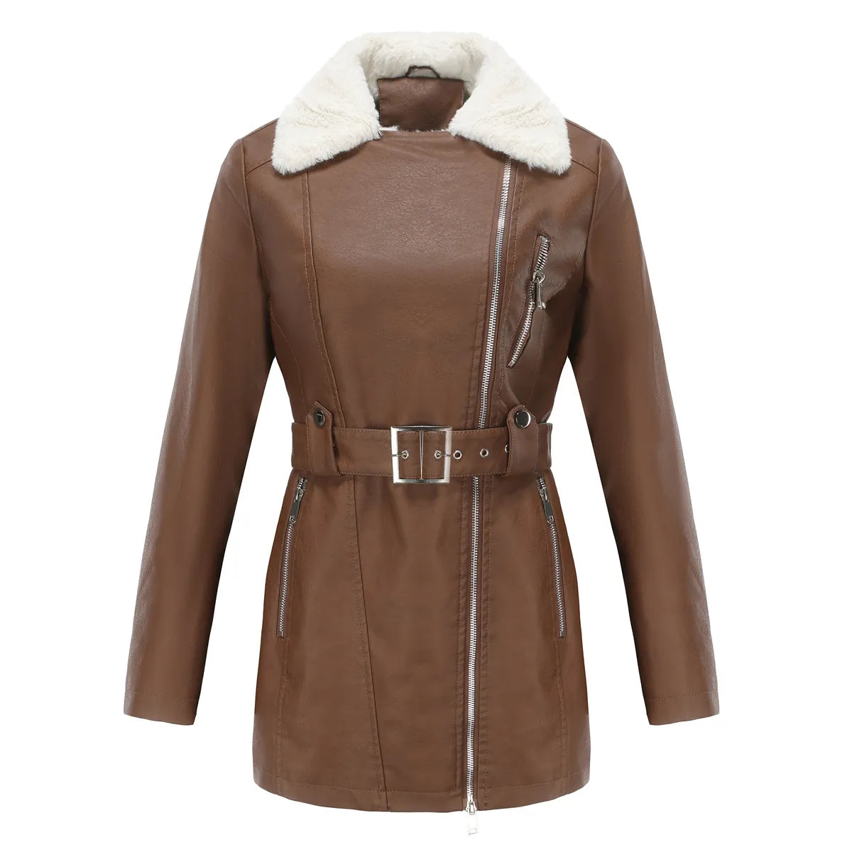 Liora – Damen Winterjacke mit Teddyfutter