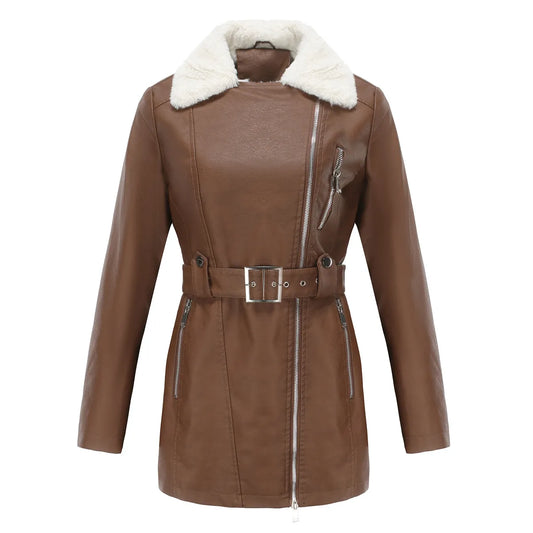 Liora – Damen Winterjacke mit Teddyfutter
